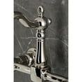 thumbnail image 4 of Kingston Brass KS2446PKL Duchess Double-Handle Wall-Mount Bridge Kitchen Faucet, Polished Nickel, 4 of 7