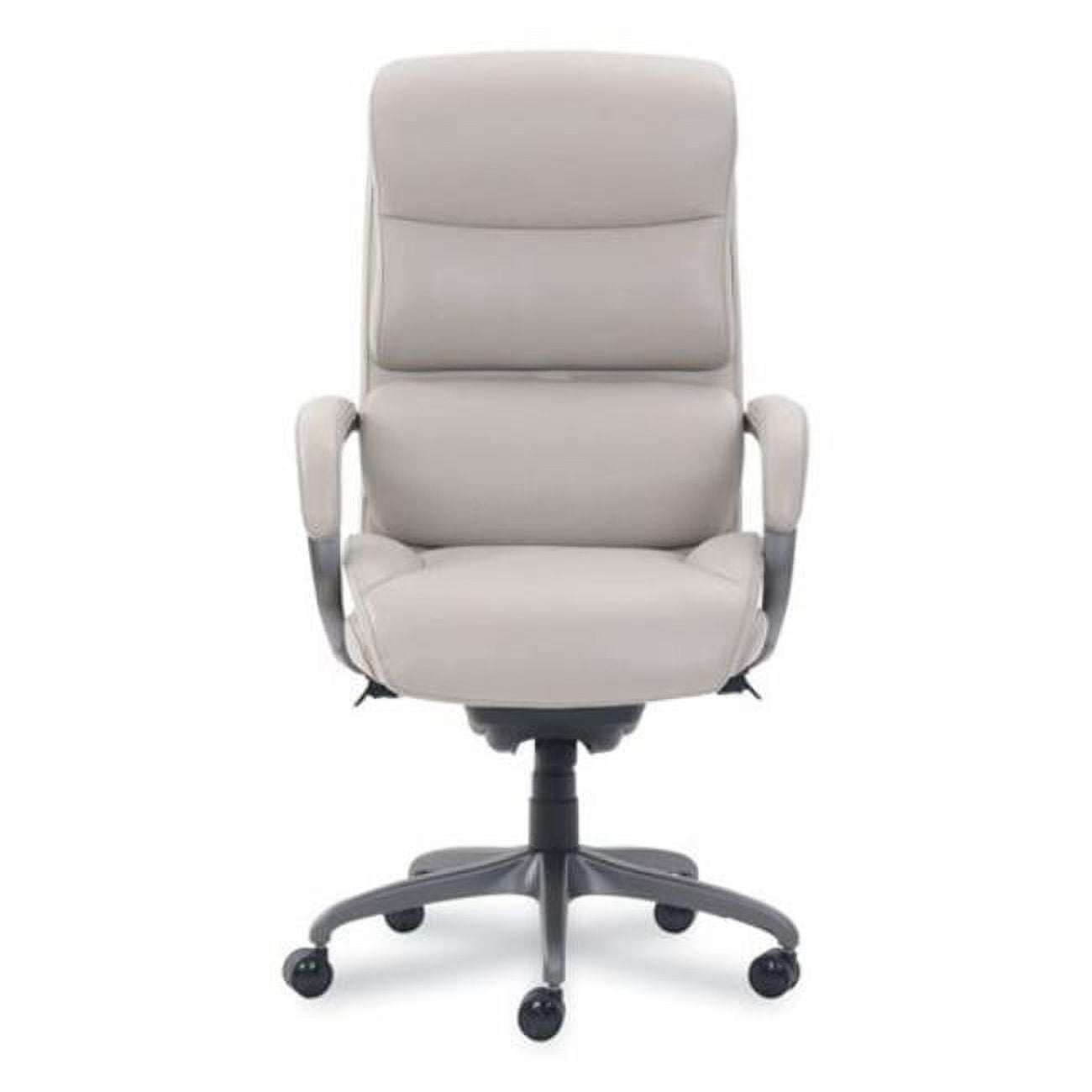 La-Z-Boy Bonded Leather Desk Chair, Beige