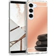 thumbnail image 3 of for Galaxy S23 Plus Makeup Mirror Case for Girls Women for Samsung Galaxy S23 Plus Clear Case TPU Luxury Fashion Case for Galaxy S23 Plus Rose Gold, 3 of 5