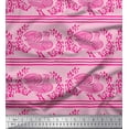 thumbnail image 1 of Soimoi Cotton Poplin Fabric Stripe,Leaves & Hen Block Print Sewing Fabric Yard 56 Inch Wide, 1 of 1