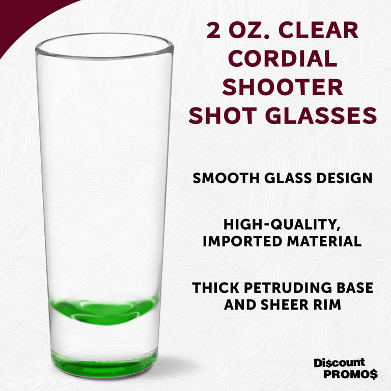 1.2 Oz Shot Glasses Set, Clear Cordial Glasses, Fancy Shot Glasses