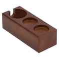 thumbnail image 3 of Noref 3‑Holes Wood Coffee Tamper Holder Coffee Portafilter Storage Rack Stand Organi F, 3 of 8