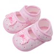 thumbnail image 2 of KOOYET Newborn Kids Girl Shoes Cute Bow Princess children Slip Shoes 0-18 Months Toddler Shoes, 2 of 6