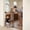 Black Wood Pattern - B17, variant on Gate for Stairs & Doorways, 26-43" W 34" H Extra Tall| No Bottom Bar| Easy Installation| One-handed Operation| Auto-close| Hardware Mount (Drill Needed) Safety Dog/Pet Gate Indoor (White)