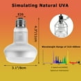 thumbnail image 3 of HARTOMPET 75W Intense Basking Spot Lamp – UVA Heat Bulb for Bearded Dragons, Turtles & Reptiles, 3 of 8