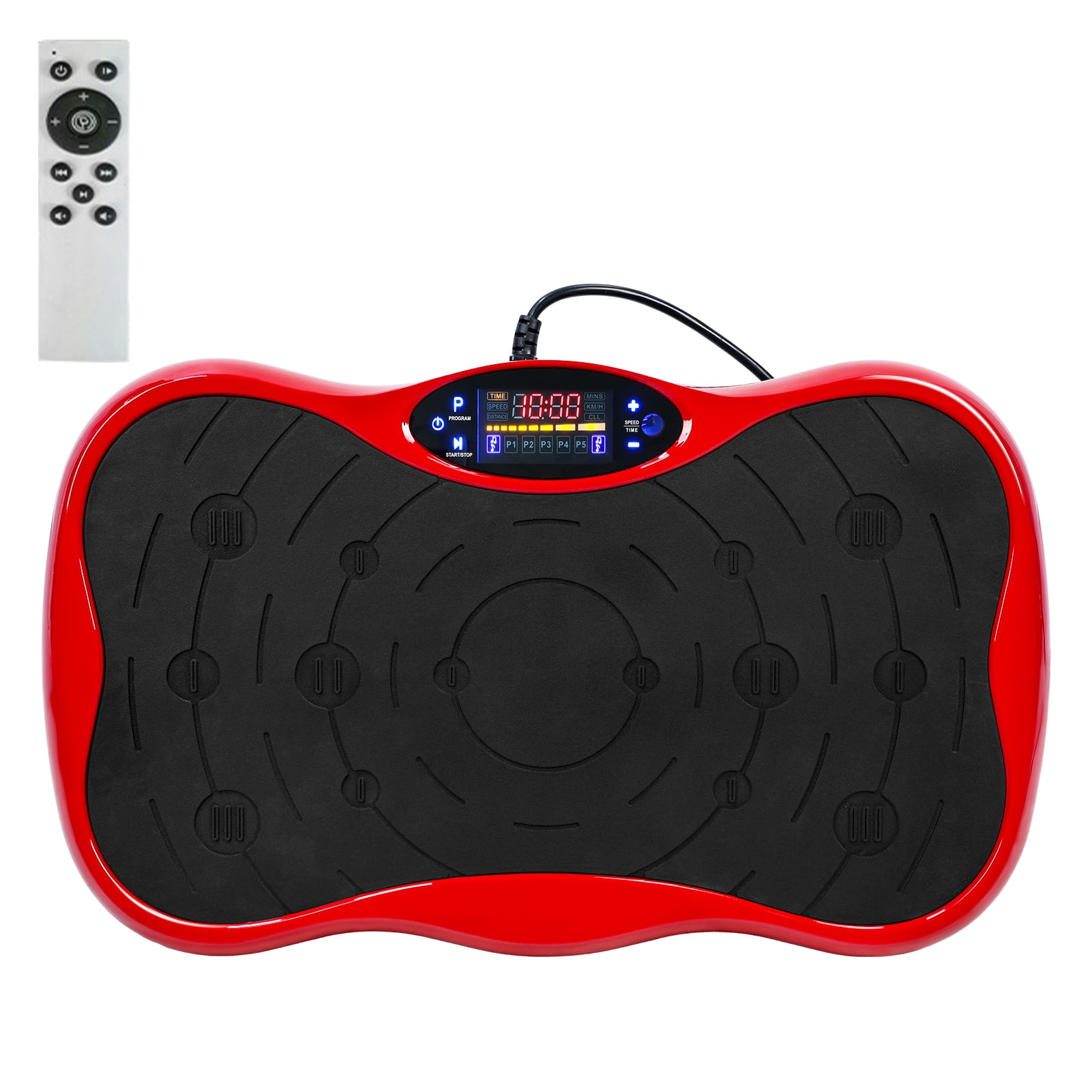 Wharick Home Gym Vibration Plate, 20.87×12.2×5.12 Inch, Non-Slip Suction Base, Easy to Assemble & Store