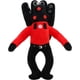 thumbnail image 1 of Peluche Longziming, Skibidi, algodón, rojo/negro, 1 of 5