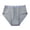 Grey, variant on Women's High Waist Briefs - Large Size Summer Letter Print Comfortable Cotton Underwear with Elastic Waist