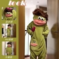 thumbnail image 5 of Big Mouth Monster Pajamas，Silly Onesie Pajamas Soft Plush Cosplay Jumpsuit Funny Silly Onesie Pajamas, 5 of 7