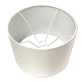 thumbnail image 3 of Royal Designs Inc. Pantalla de lámpara de tapa dura de tambor poco profundo Uno Fitter HB-641UT-14WH blanco 13 x 14 x 9, 3 of 5