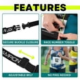thumbnail image 4 of Ceinture de Course – Ajustement Élastique avec Clip de Fixation pour Triathlon, Marathon, Cyclisme et Course, 4 of 4