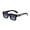 C2 bright black exterior, black interior, transparent gold-black gradient to gray, variant on New European and American fashion square-frame sunglasses for men, vintage high-end outdoor sun protection eyewear, stylish and versatile