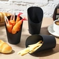 thumbnail image 6 of Dalrosia 50PCS French Fry Holder Disposable Party French Fries Cups 14oz/ 16oz Food Charcuterie Cones French Fry Container Paper Waffle Snack Popcorn Box for Wedding Birthday, 6 of 7