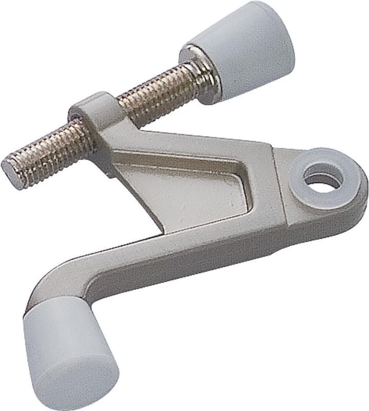Prosource 4102786 Heavy Duty Hinge Pin Door Stop, DieCast Zinc, Satin