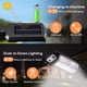 thumbnail image 4 of Lámpara de pared con sensor de movimiento solar de 43 LED para exteriores, jardín y porche, 4 of 8