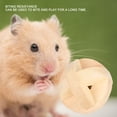 thumbnail image 1 of Madera Bola De Hámster De Madera De 6 Cm/2,4 Pulgadas, Juguete Deportivo Interactivo Para Masticar, Suministros Para Mascotas Pequeñas, 1 of 7