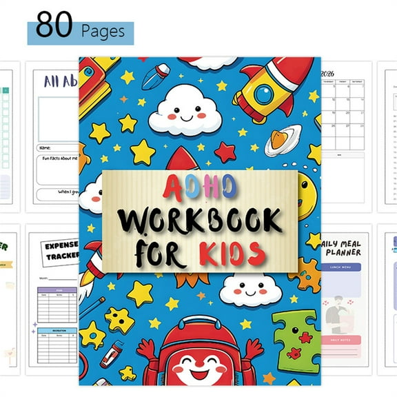 ADHD Workbook for Fun Activities and Exercises to Improve Focus Organization and Emotional Regulation for Ages 6 to 12
