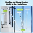 thumbnail image 6 of Zmeidao 2024 New Double Sided Window Cleaner Squeegee for Window Cleaning with Spray Window Cleaner Tool Double Sided Window Cleaner with Long Handle Cleaning Mop and Replaceable Rags for Car, 6 of 7