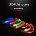 thumbnail image 3 of Pet Glow LED Collar Dog Rope USB Glow Small Collar, 3 of 4
