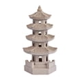 thumbnail image 2 of Estatua de jardín con forma de pagoda solar, diseño de torre de piedra, escultura tradicional china, adorno paisajístico para patio, porche y jardín. Gris claro, 2 of 8
