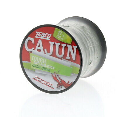 Zebco Cajun Line Tough Anti-Abrasion Fishing Line Gator Green