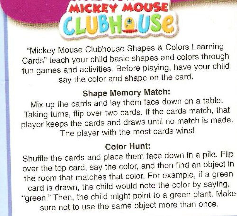 Disney Mickey Mouse Clubhouse Memory Match Game, Red, Yellow