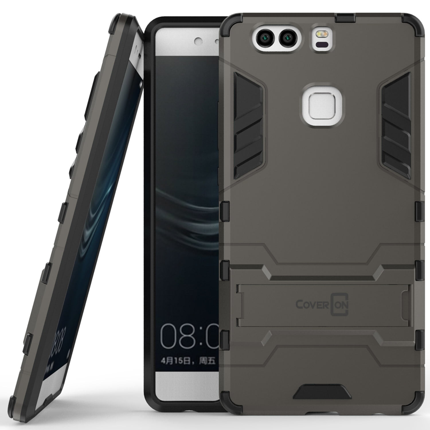 schedel Aarzelen woensdag CoverON Huawei P9 Plus Case, Shadow Armor Series Hybrid Kickstand Phone  Cover - Walmart.com