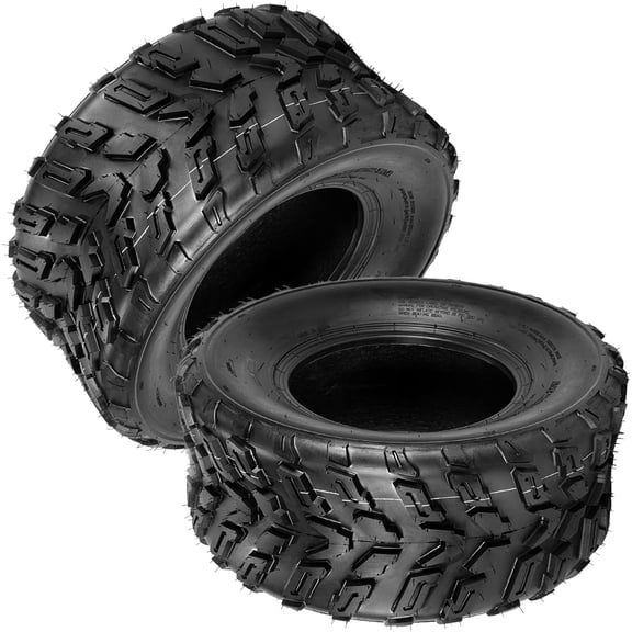 2 Pack 22x10-10 ATV Tires 6-Ply All-Terrain Tubeless Tires, Quad and 4 Wheeler