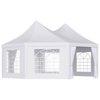 Outsunny 22' x 16' Party Tent Canopy with 2 Doors, 6 Cathedral Windows