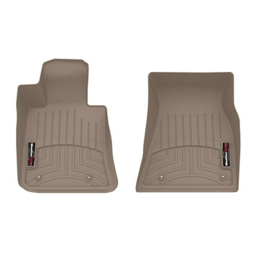 WeatherTech Custom Fit FloorLiners compatible with BMW i4 eDrive35, i4 xDrive40, i4 eDrive40, i4 M50 - 1st Row (Driver & Passenger), Tan