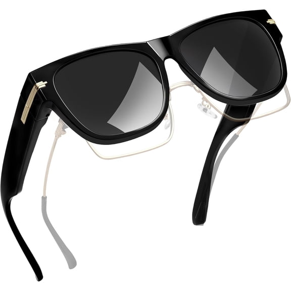 Square Sunglasses Over Glasses Women Men Polarized Fit Over Sun Glasses UV Protection Fitover Shades