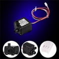 thumbnail image 1 of 3 Pin Water Cooling Refit Pump, Light 3600 RPM Great Performance Easy Installation Water Pump, For 9.5mm Inside Diameter Hose, 1 of 8