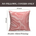 thumbnail image 2 of LALILO Throw Pillow Covers Architecture Art Backdrop Beautiful Black Card Cushion Cover 18" x 18", 2 Pack, 2 of 6
