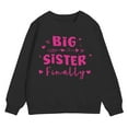 thumbnail image 4 of Gubotare Toddler Girl Fall Sweatshirt Girls Oversized Crewneck Sweatshirts Kids Fashion Pullover Size 5T (Black,5 Years), 4 of 4