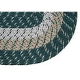 thumbnail image 2 of Better Trends 42" x 66" Oval Braided Rug 100% Polypropylene Durable and Stain Resistant Reversible Indoor Area Utility Rug, Country Stripe Collection - Hunter Stripe, 2 of 5