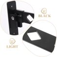 thumbnail image 4 of 1pc Shrinkage Punch-free Clothing Rack Wall-munted Clothes Hanger (Black）, 4 of 6