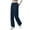 Navy(womens pants), variant on ZHYou No Boundaries Womens Sweatpants,Wide Leg Fleece Lined Warm Thick Fitted Pants,High Waist Casual Loose Trousers with Pockets,Navy,Size M
