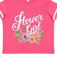 thumbnail image 4 of Inktastic Flower Girl Hand Lettering with Flowers Illustration Girls Toddler T-Shirt, 4 of 5