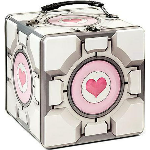 Flad Skadelig universitetsstuderende Portal 2 Companion Cube Lunch Box [Tin] - Walmart.com