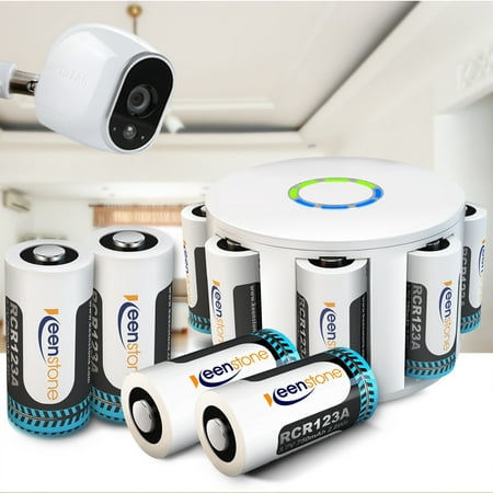 Arlo Security Camera System, RCR123A Lithium-Ion Rechargeable Batteries for Arlo Security Camera (VMC3030/3200/3230/3330/3430/3530), UL UN Certified, (Best Security Camera System 2019)