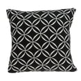 thumbnail image 2 of Parkland Collection Aria Transitional Black Pillow Cover With Down Insert, 2 of 10