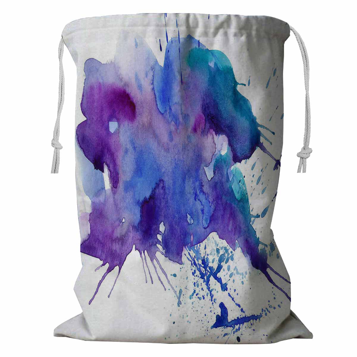 ABPHQTO Abstract Drawing Stoner Art Storage Basket Laundry Bag with  Drawstring 24x32 Inch 