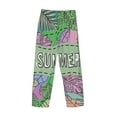 thumbnail image 3 of Vsdgher Summer Print Mens Pajama Pants Sleep & Lounge Pants, PJ Bottoms With elastic waistb and Pockets, 3 of 5
