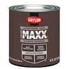 Krylon COLORmaxx Brush On, Gloss, Leather Brown, 1/2 Pint