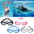 thumbnail image 2 of Pebbuoy Adults Swim Goggles with Earplug Men Women Waterproof No Leakage Anti-Fog Clear Lens Goggles Scuba Diving Snorkeling Equipment, 2 of 7