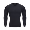 thumbnail image 1 of Tights Long-sleeved Fitness Clothes Men's Running Sports Quick-drying Compression Clothes High-elastic Top Basketball Sports Compression Clothes, 1 of 5