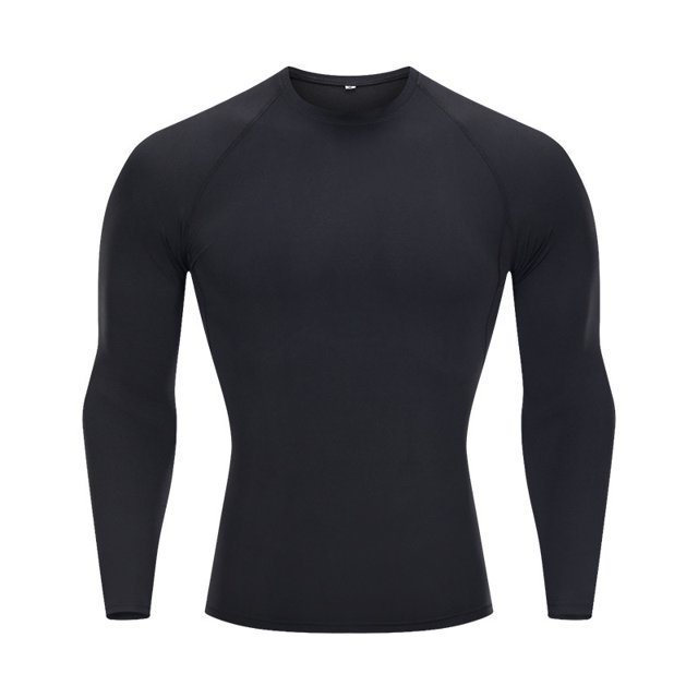 Tights Long-sleeved Fitness Clothes Men's Running Sports Quick-drying Compression Clothes High-elastic Top Basketball Sports Compression Clothes