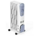 thumbnail image 1 of Patiojoy 1500W Oil Filled Radiator  7-Fin Thermostat Room Radiant Electric Space Heater, 1 of 5