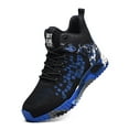 thumbnail image 6 of XQJ Steel Toe Boots For Men Work Safety Shoes Anti-smash Anti-puncture Indestructible Shoes Construction Working Boots Outdoor Security Boots Blue, 6 of 8