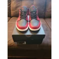 thumbnail image 1 of Ni - ke Air Jordan 1 Low Reverse Bred Red Black White 'Banned' 553558-605 Men Size 12, 1 of 5